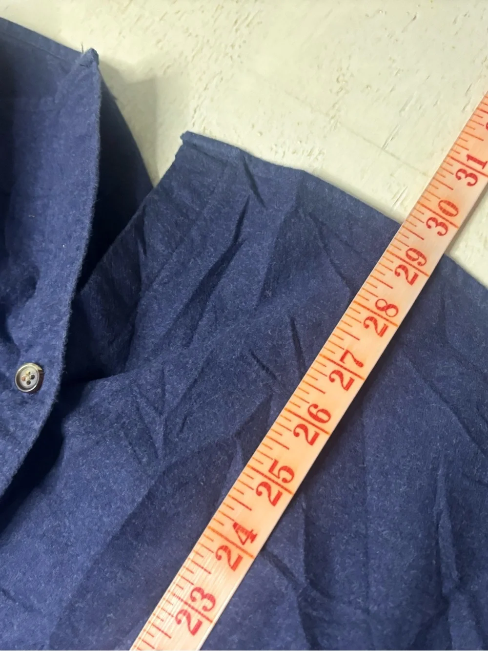 J. Crew Flannel Mens Size XL Elbow Patches Retro 100% Cotton Shirt Blue Button